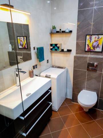 Фото номера Апартаменты с 2 спальнями Апартаменты Modern and fully equipped apartment г. Вентспилс 29