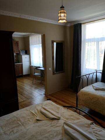 Фото номера Трехместный номер с собственной ванной комнатой Гостевой дом Villa Victoria г. Вентспилс 6