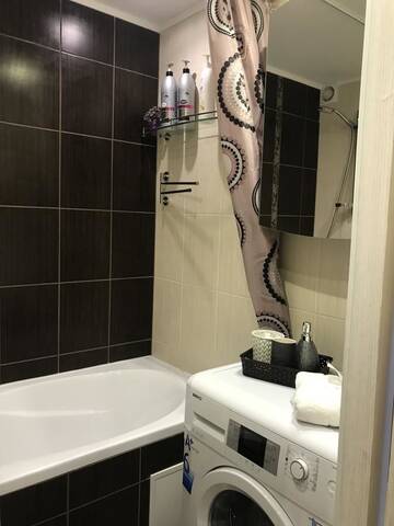 Фото номера Улучшенные апартаменты Апартаменты AleMar Apartments г. Вентспилс 19