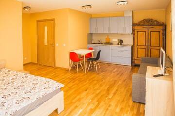 Фото номера Апартаменты-студио на 1 этаже Апартаменты Ventspils Rātslaukuma apartamenti г. Вентспилс 6