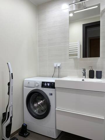 Фото номера Апартаменты с 1 спальней Апартаменты Petera Apartment г. Вентспилс 18