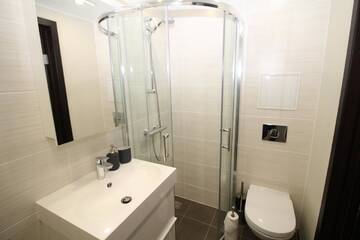 Фото номера Апартаменты с 1 спальней Апартаменты Petera Apartment г. Вентспилс 9