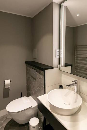 Фото номера Апартаменты с балконом Апартаменты Brand New, Family-friendly with a great location - Moon Apartment г. Вентспилс 76