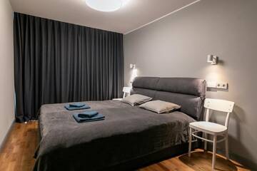 Фото номера Апартаменты с балконом Апартаменты Brand New, Family-friendly with a great location - Moon Apartment г. Вентспилс 11