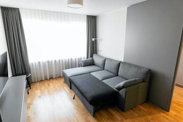Фото номера Апартаменты с балконом Апартаменты Brand New, Family-friendly with a great location - Moon Apartment г. Вентспилс 18