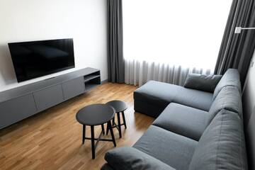Фото номера Апартаменты с балконом Апартаменты Brand New, Family-friendly with a great location - Moon Apartment г. Вентспилс 15