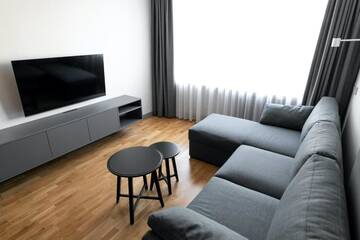 Фото номера Апартаменты с балконом Апартаменты Brand New, Family-friendly with a great location - Moon Apartment г. Вентспилс 68