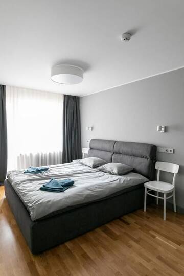 Фото номера Апартаменты с балконом Апартаменты Brand New, Family-friendly with a great location - Moon Apartment г. Вентспилс 93