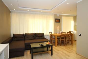 Фото номера Апартаменты с 1 спальней Апартаменты Berzu Apartment г. Вентспилс 17