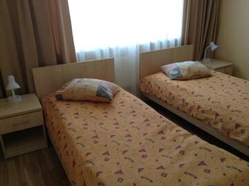Фото номера Двухместный номер с 2 отдельными кроватями Отель Olimpiska Centra Ventspils Hotel г. Вентспилс 3