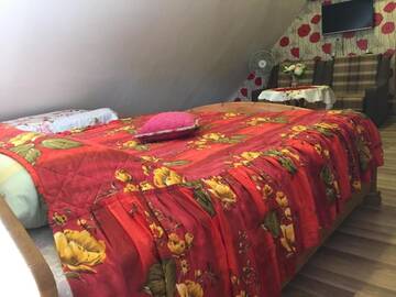 Фото номера Четырехместный номер с собственной ванной комнатой Гостевой дом Villa Magonīte г. Вентспилс 2